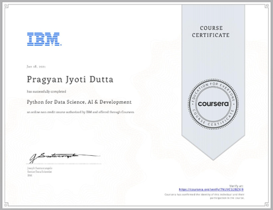 Python for Data Science, AI & Development